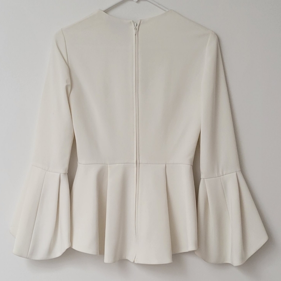 Alice & Olivia Flaired Sleeve Top - Picture 2 of 7